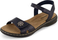 CUSHIONAIRE Women's Bloom Comfort Sandal with Memory Foam Support