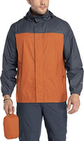 33,000ft Packable Rain Jacket Men's Lightweight (Style GTV3)