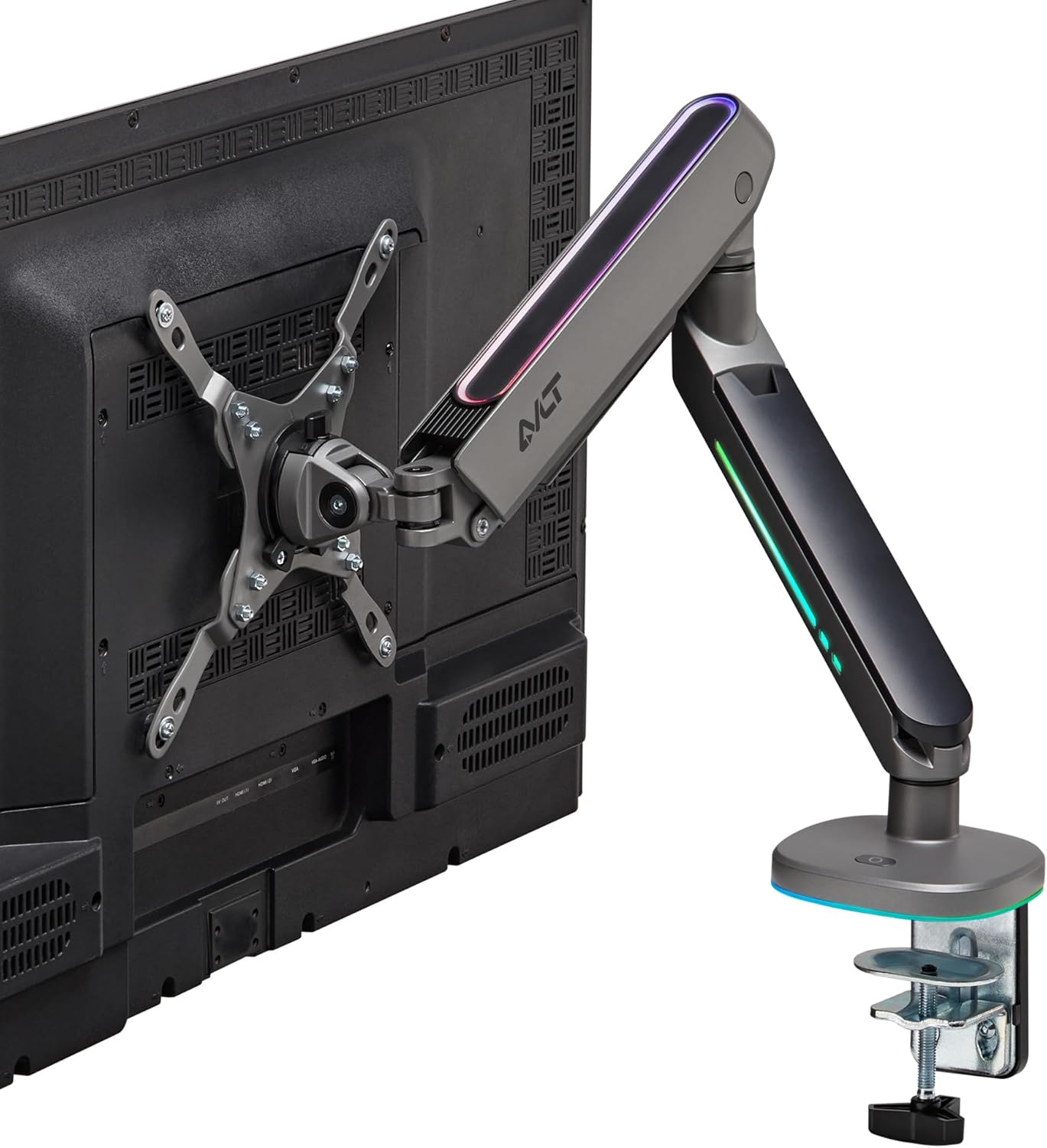 AVLT Single 27-45 RGB Gaming Monitor Arm Desk Mount Review
