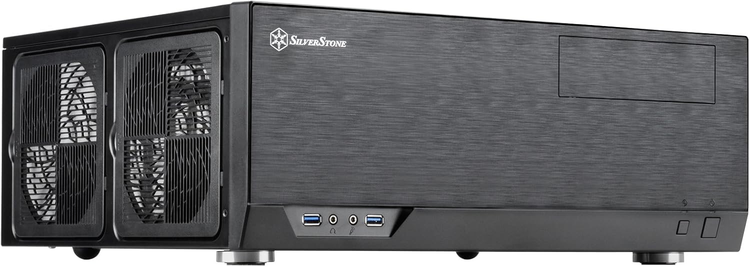 SilverStone GD09 Home Theater PC Case with Faux Aluminum Design