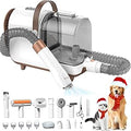 Bunfly Dog Grooming Kit with Vacuum - Quiet 13kPa Suction