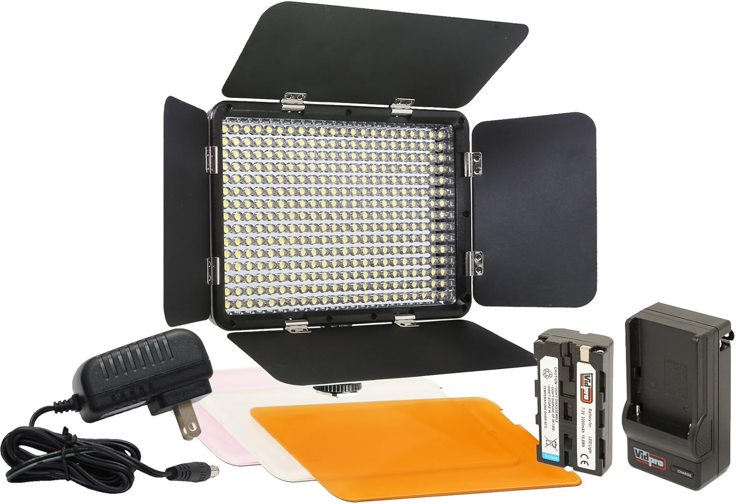 Vidpro LED-330 Video Light Kit for Cameras and Camcorders