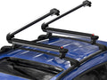 Lockable Ski & Snowboard Rack 28in Sliding Extension - Secure Roof