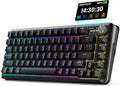 Redragon Wireless Mechanical Keyboard with Screen & Knob - Creamy