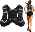 Weighted Vest 6lb-30lb for Men Women - Reflective Fitness Vest