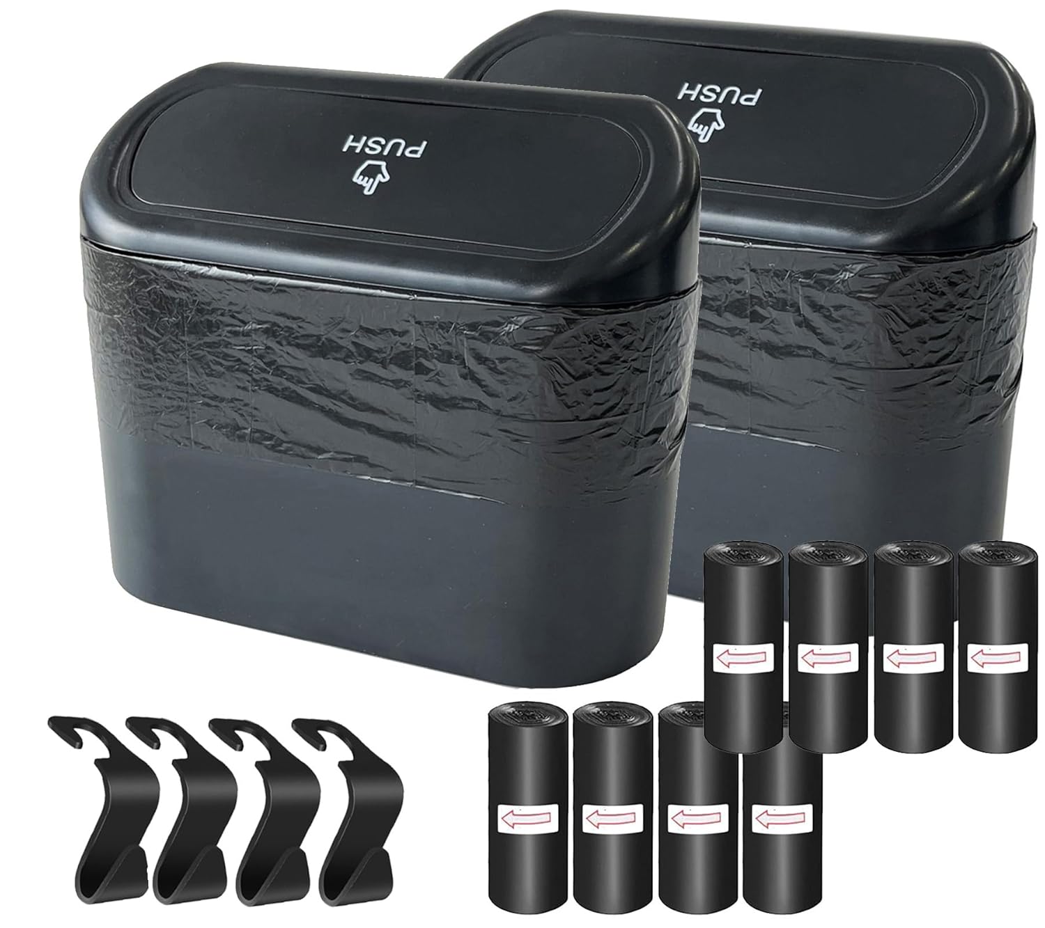 Car Trash Can Set - Clutter-Free Driving!