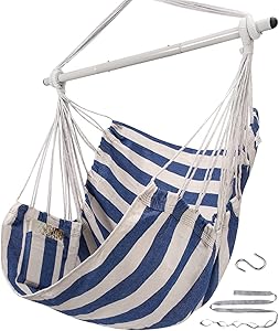 ADVOKAIR Hammock Chair Swing - Heavy-Duty Indoor Outdoor Relaxation