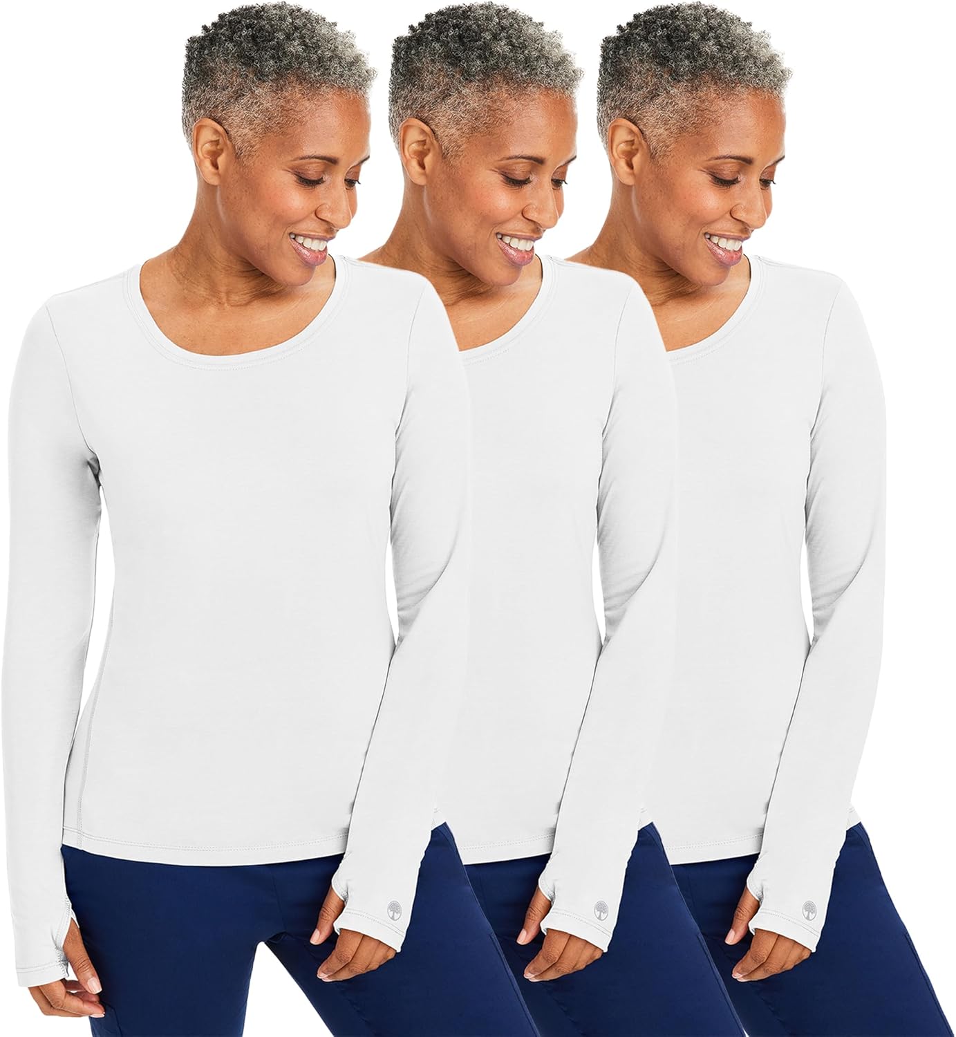 Mackenzie Women's Long Sleeve Underscrub Tee with Thumbholes