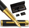 Luxury Fountain Pen Set in Red - Smooth Medium Nib Gift Box