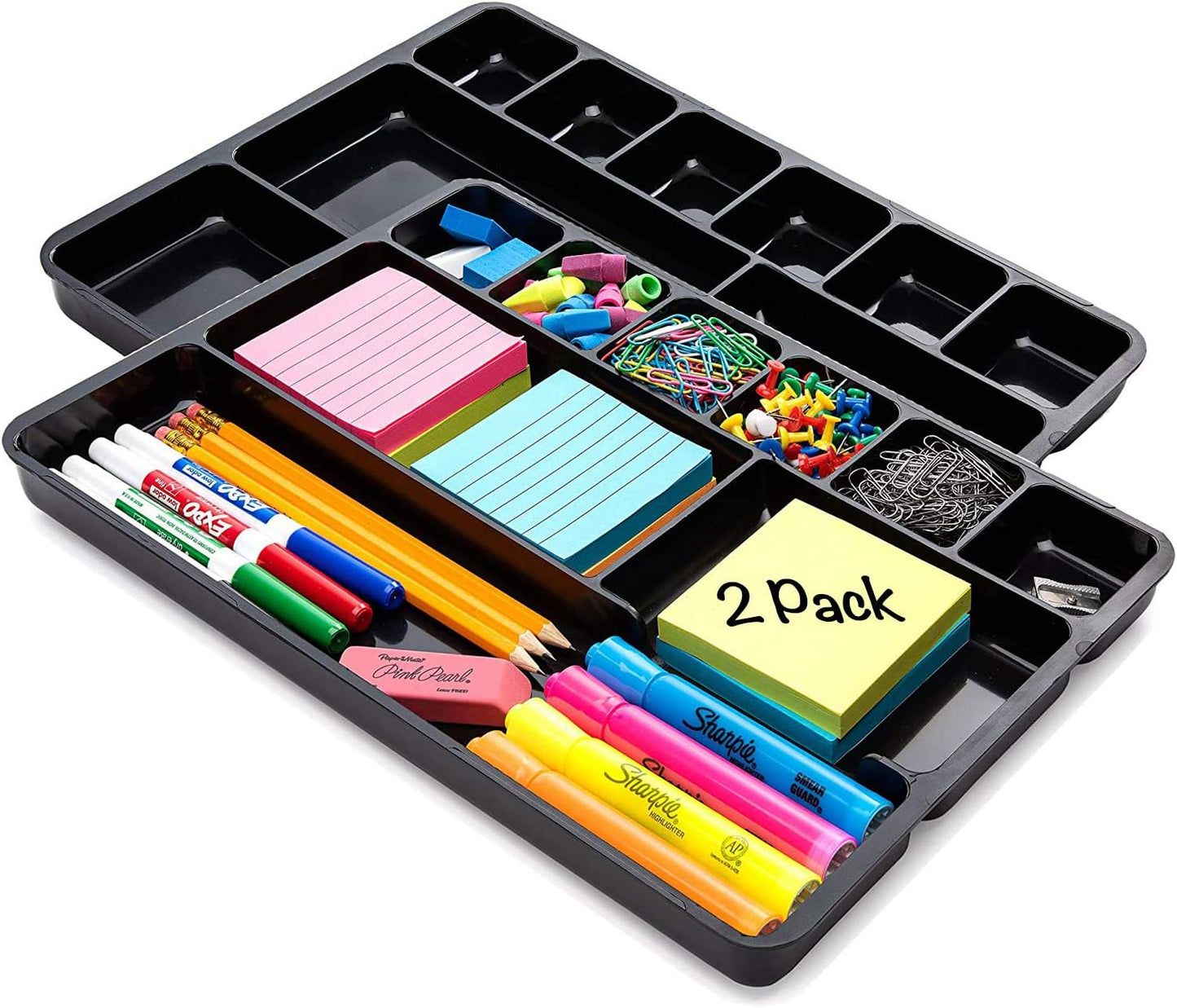 9-Compartment Drawer Organizer - Maximize Workspace!