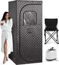 Portable Steam Sauna Tent, Full Size, 1000W Steamer, Remote Control