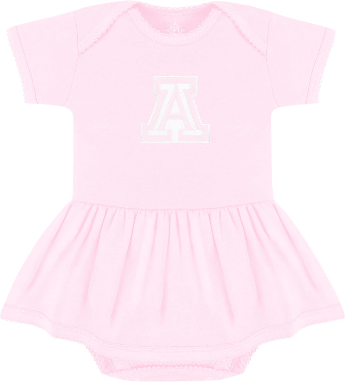 Creative Knitwear College Baby Picot Bodysuit Dress for Girls