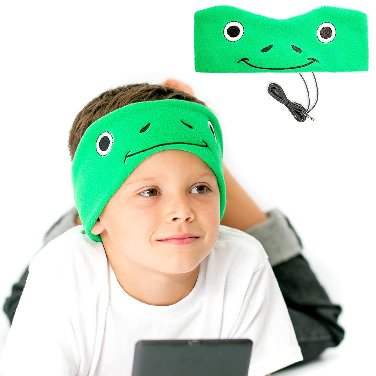 Kids CozyPhones - Volume Limited Frog Headphones