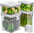 Premium Airtight Food Storage Containers & Vacuum Sealer Starter Set