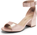 DREAM PAIRS Women's Chunkle Pump - Comfortable Low Block Heel Clothing
