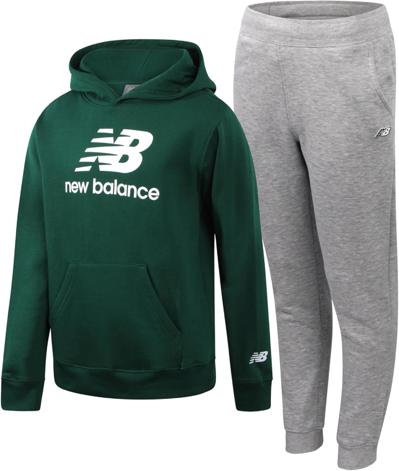 New Balance Boys Sweatpants Set - Fleece Pullover and Joggers