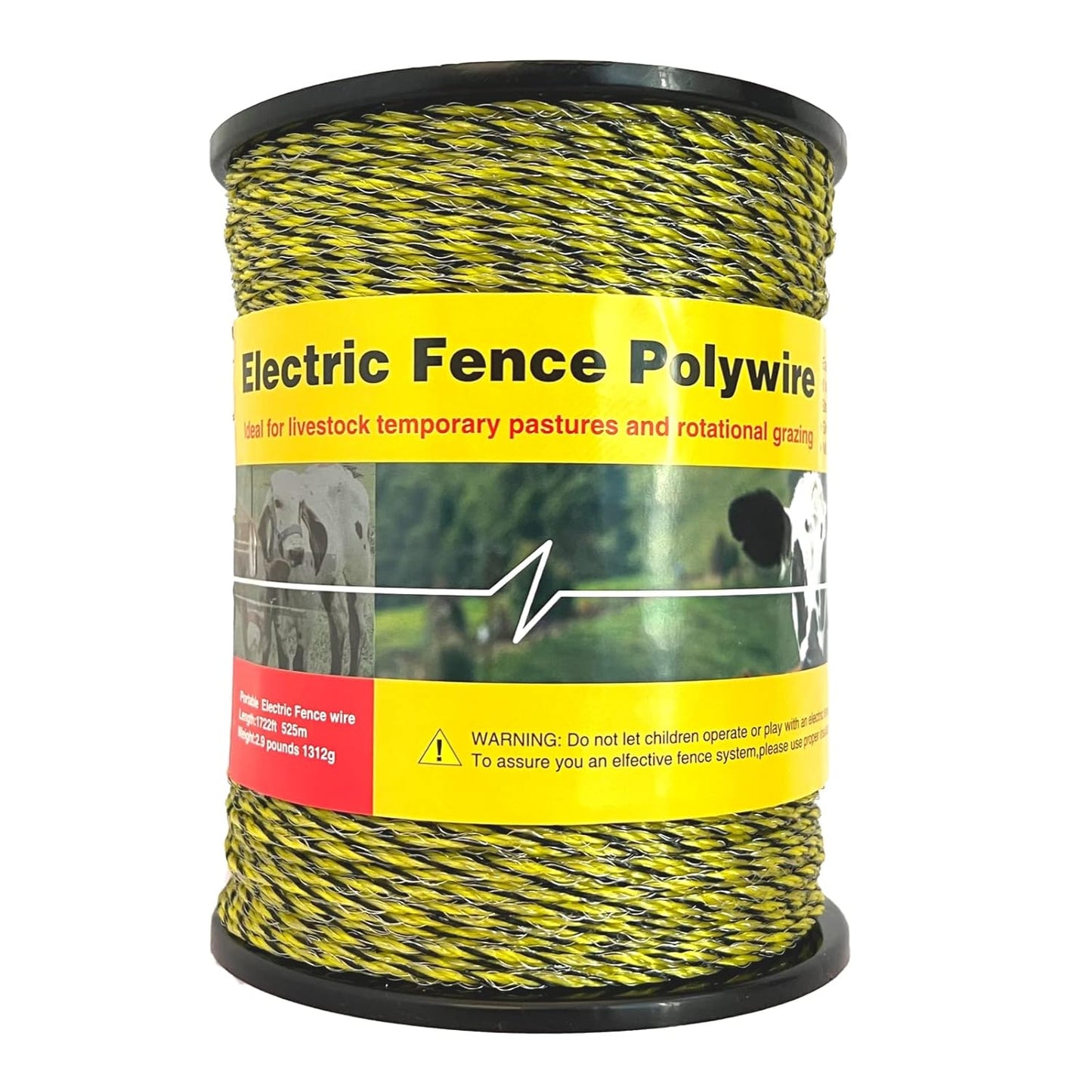 AI.YUYU Portable Electric Fence: High Conductivity, Rust-Resistant Stainless Steel