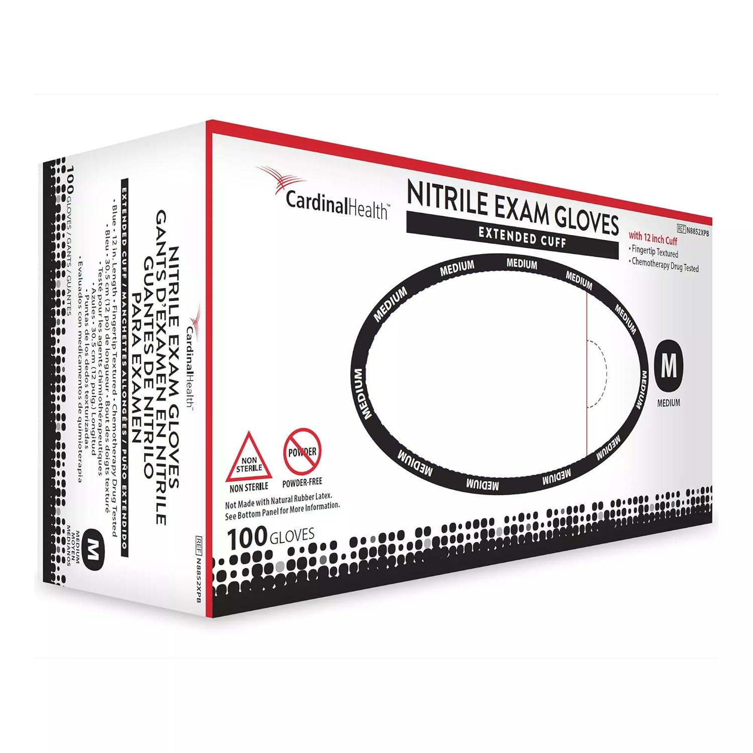 Cardinal Health Extended Cuff Nitrile Gloves - Superior Protection