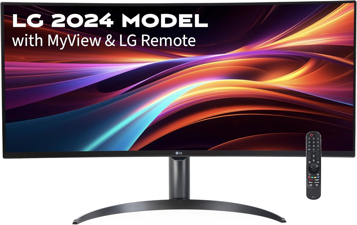 LG 34 Curved Monitor: Immersive WQHD Display