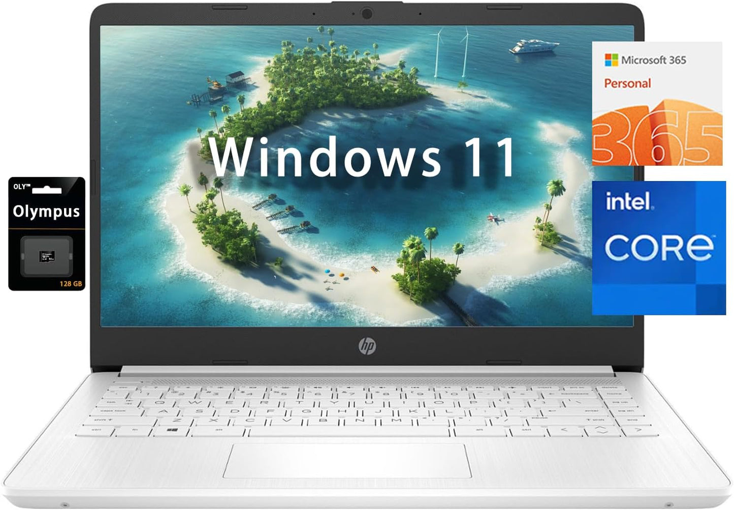 HP 14in Ultralight Laptop for Business with Intel Quad-Core N4120