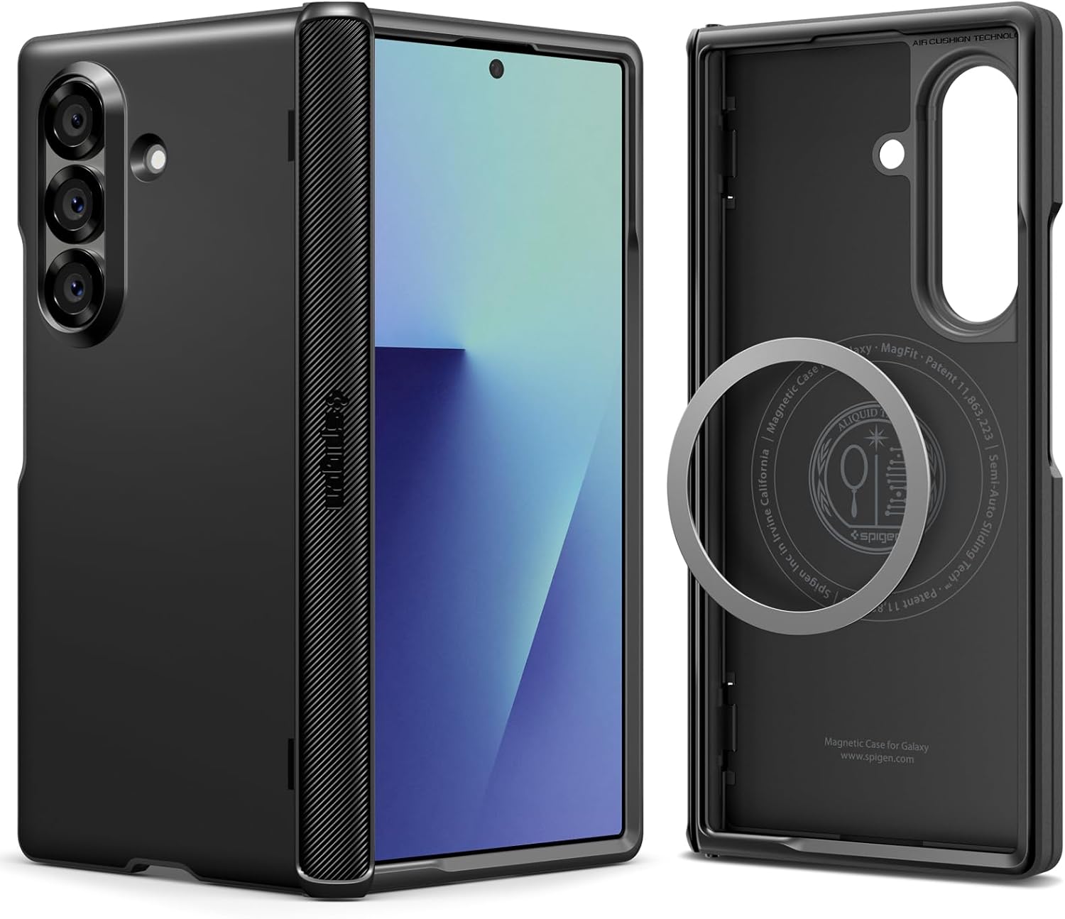 Spigen Slim Armor Pro MagFit Case for Galaxy Z Fold 7 - Black