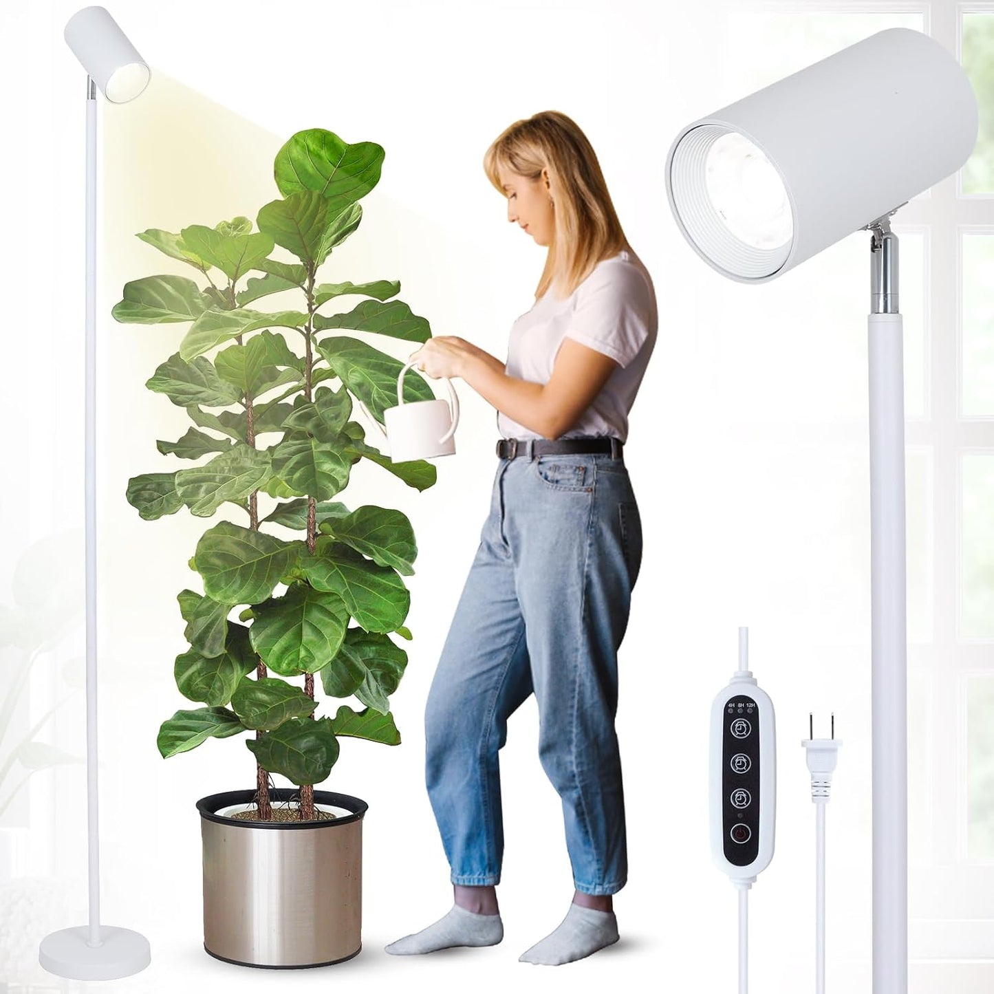 Full Spectrum Grow Lights for Indoor Plants by HMVPL - 20W COB
