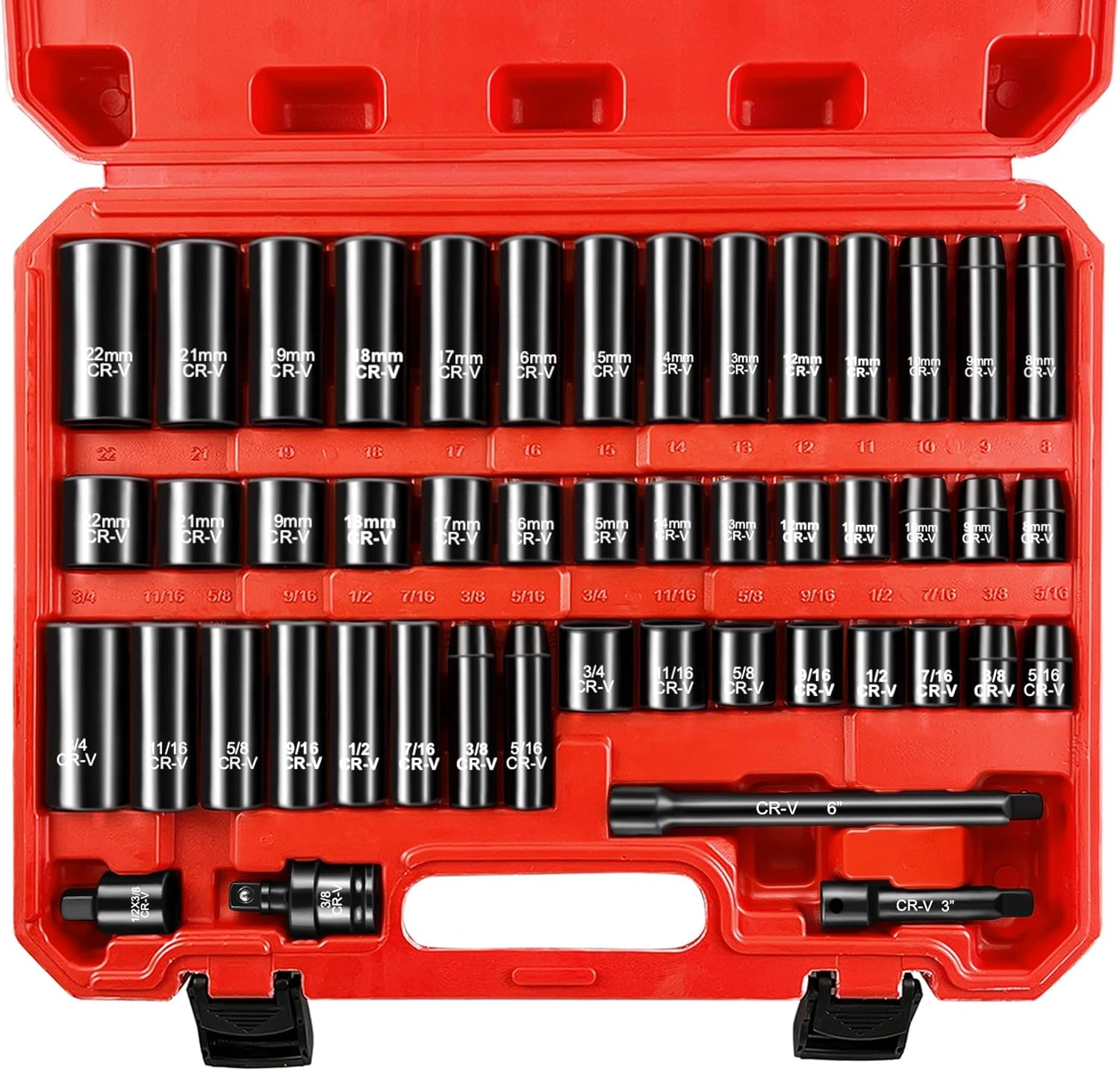 WETT 3/8 Drive Impact Socket Set for All Your Repair Needs