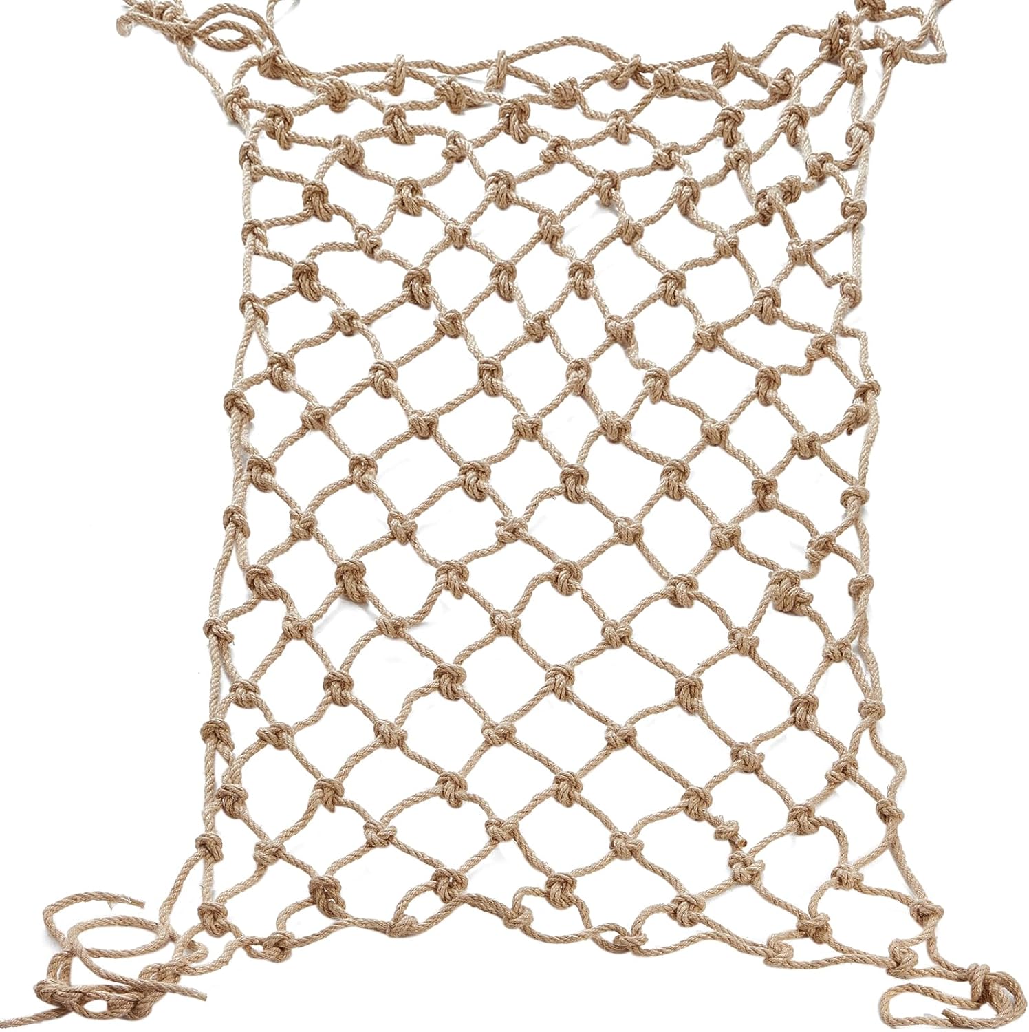 Jute Hemp Rope Net for Climbing Safety and Indoor Decor
