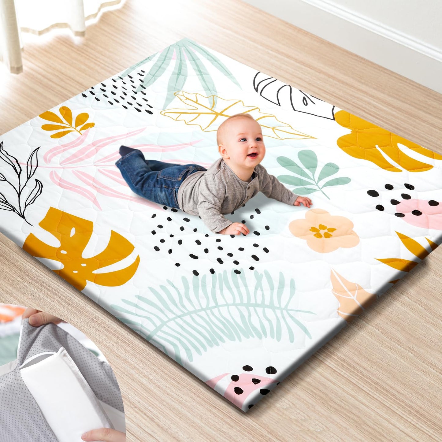 Premium Foam Baby Play Mat with Extra Thick Padding for Safety