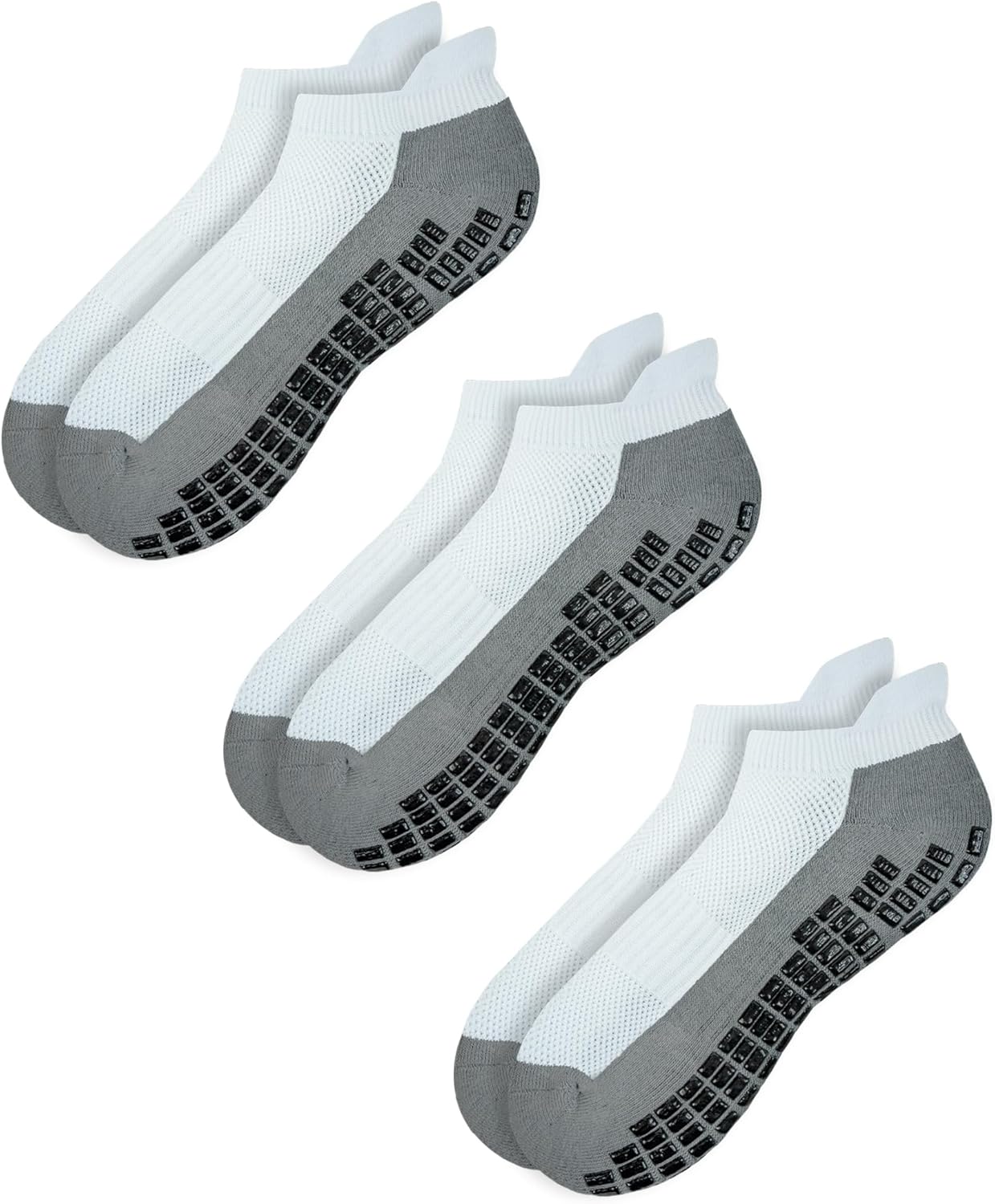 RATIVE Gripper Socks - Anti-Slip Ankle/Crew for Men/Women