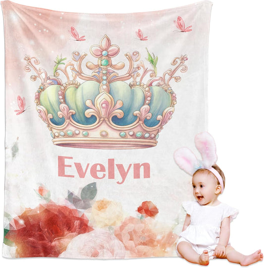 Personalized Custom Baby Blanket: Soft Flannel, Perfect Gift!
