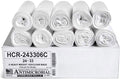 High Density Trash Bags 16 Gallon 1000 Count - Coreless, Clear
