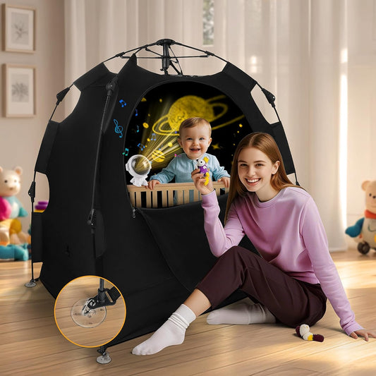 Star Projector Blackout Tent - Sleep Bliss for Kids!