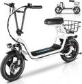 Peak 1200W Electric Scooter with Seat for Adults - 14ft Fat Tire