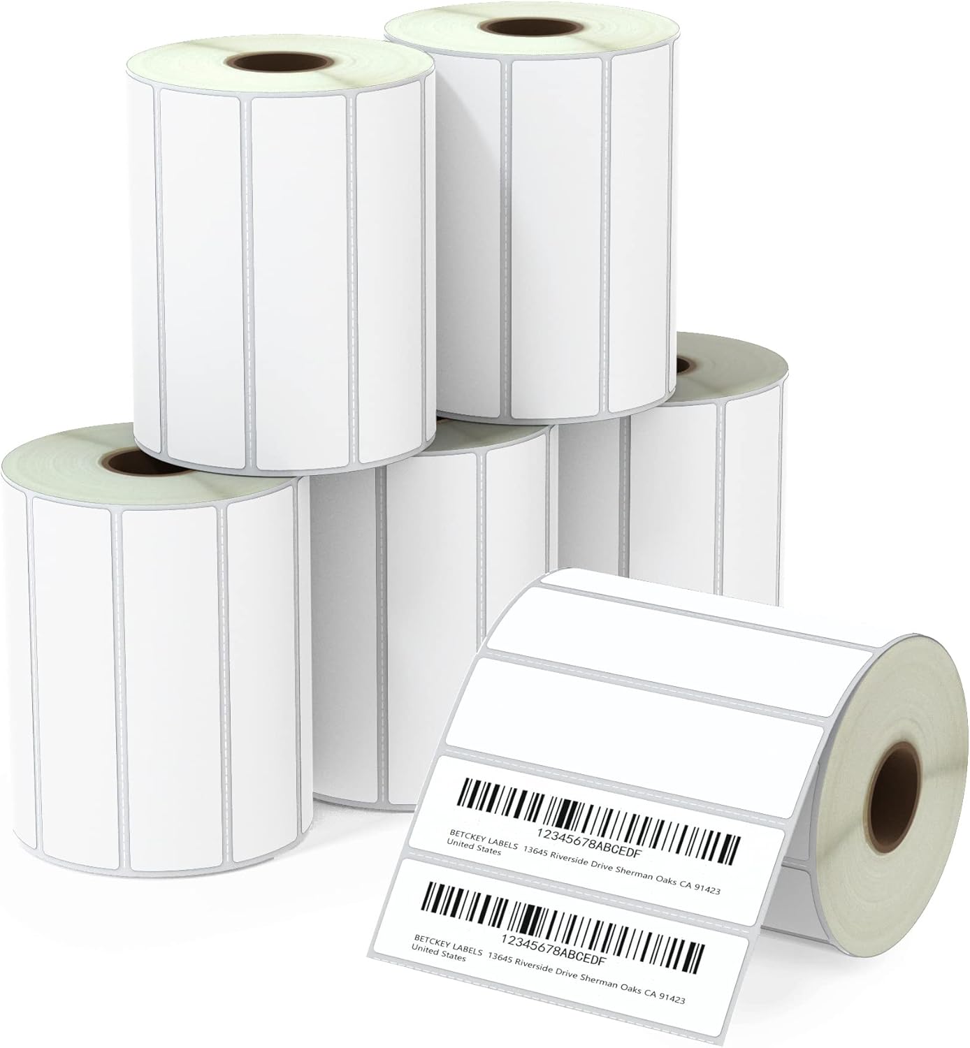 BETCKEY 4 x 1 Multipurpose Labels for Zebra & Rollo Printers