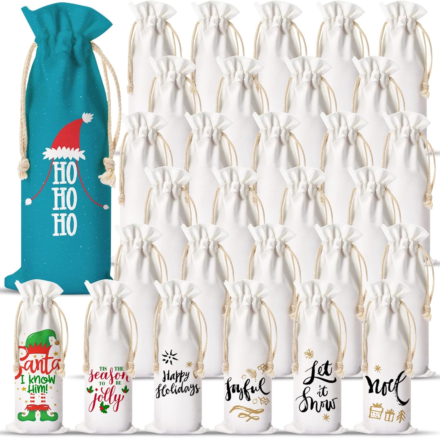 Shappy Sublimation Wine Bag Canvas for DIY Gifts & Events