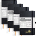 POPRUN Lined Journal Notebook 5.25in x 8in - Durable Hardcover