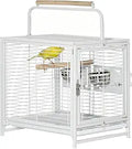 PawHut 18in Heavy Duty Wrought Iron Travel Bird Cage Carrier