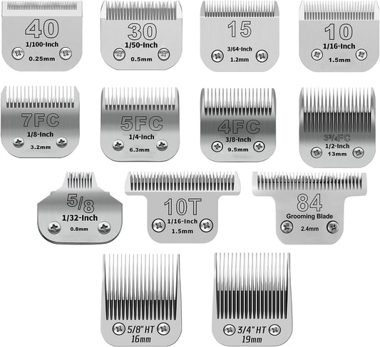 Size 40+10+30+15+7FC Dog Grooming Clipper Blade Kit Review