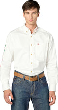 Men's Big and Tall Team Logo Twill Polo - Moisture Wicking