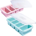 Souper Cubes 1 Cup Silicone Freezer Molds with Lids - Meal Prep Helper