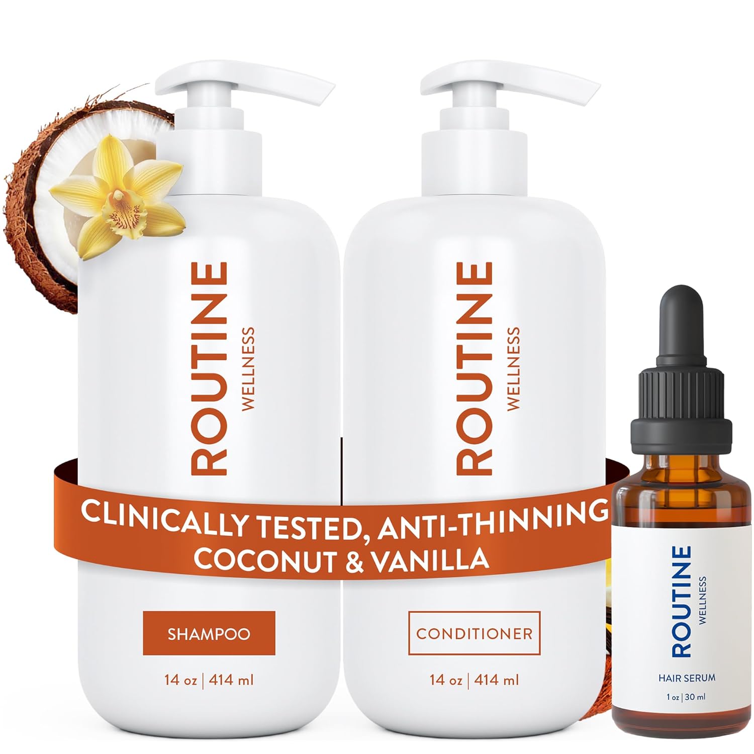 Routine Wellness Shampoo and Conditioner Set for Thinning Hair