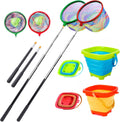 Fishing Net with Bucket for Kids - Telescopic Collapsible Set