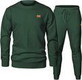 Mens Knit Jacquard Tracksuit Set - Lightweight All-Season Comfort wear