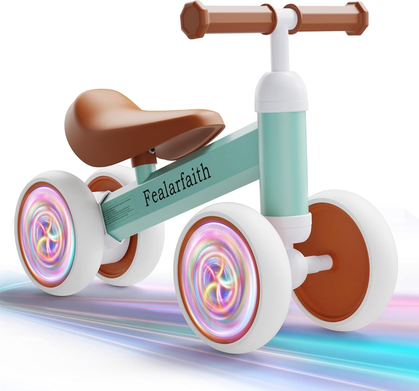 Baby Balance Bike for 1 Year Olds with Colorful Lighting Wheels