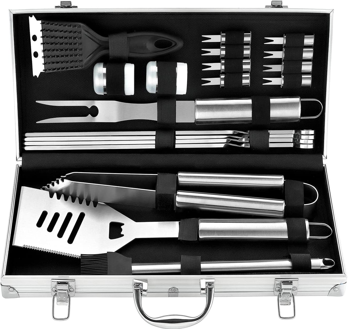 Heavy Duty BBQ Grill Tool Set - Perfect Gift for Grilling Lovers