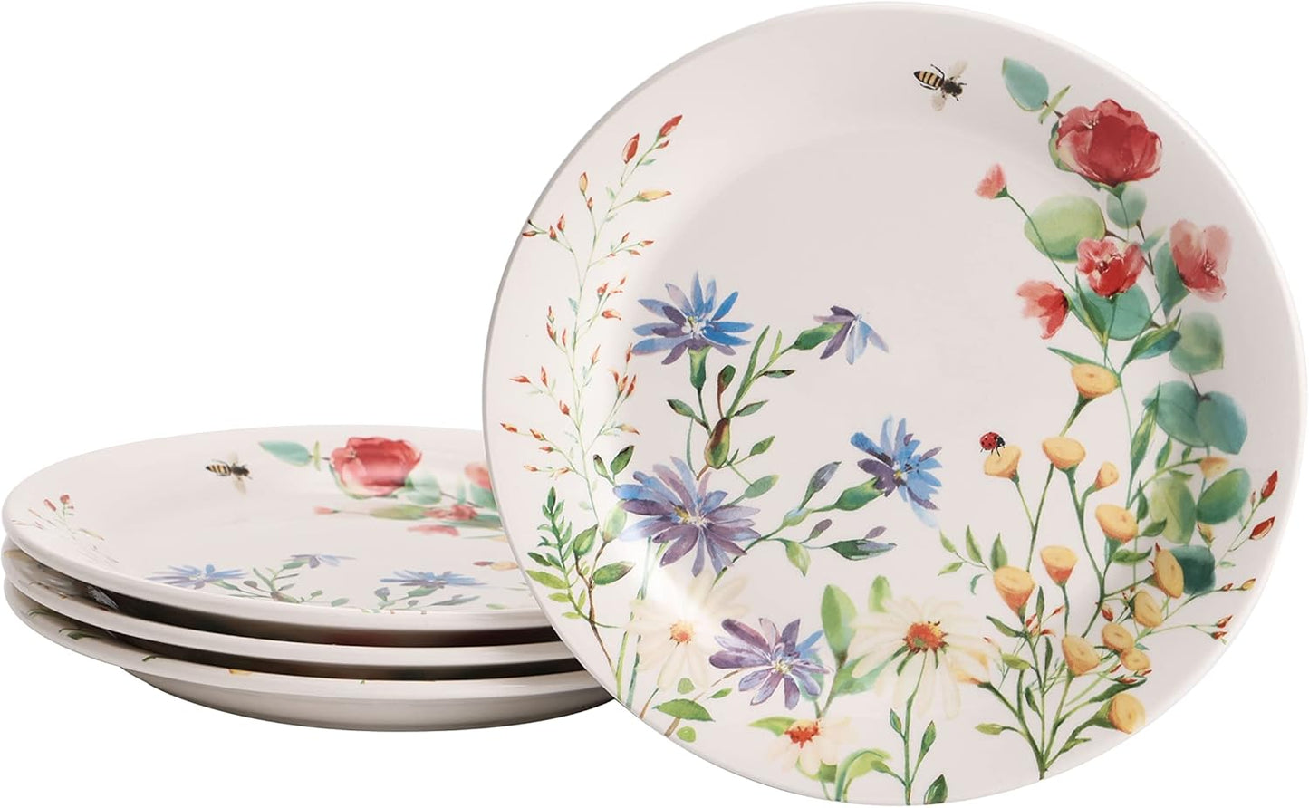 Bico Summer Provence Salad Plates Set of 4 for Stylish Dining