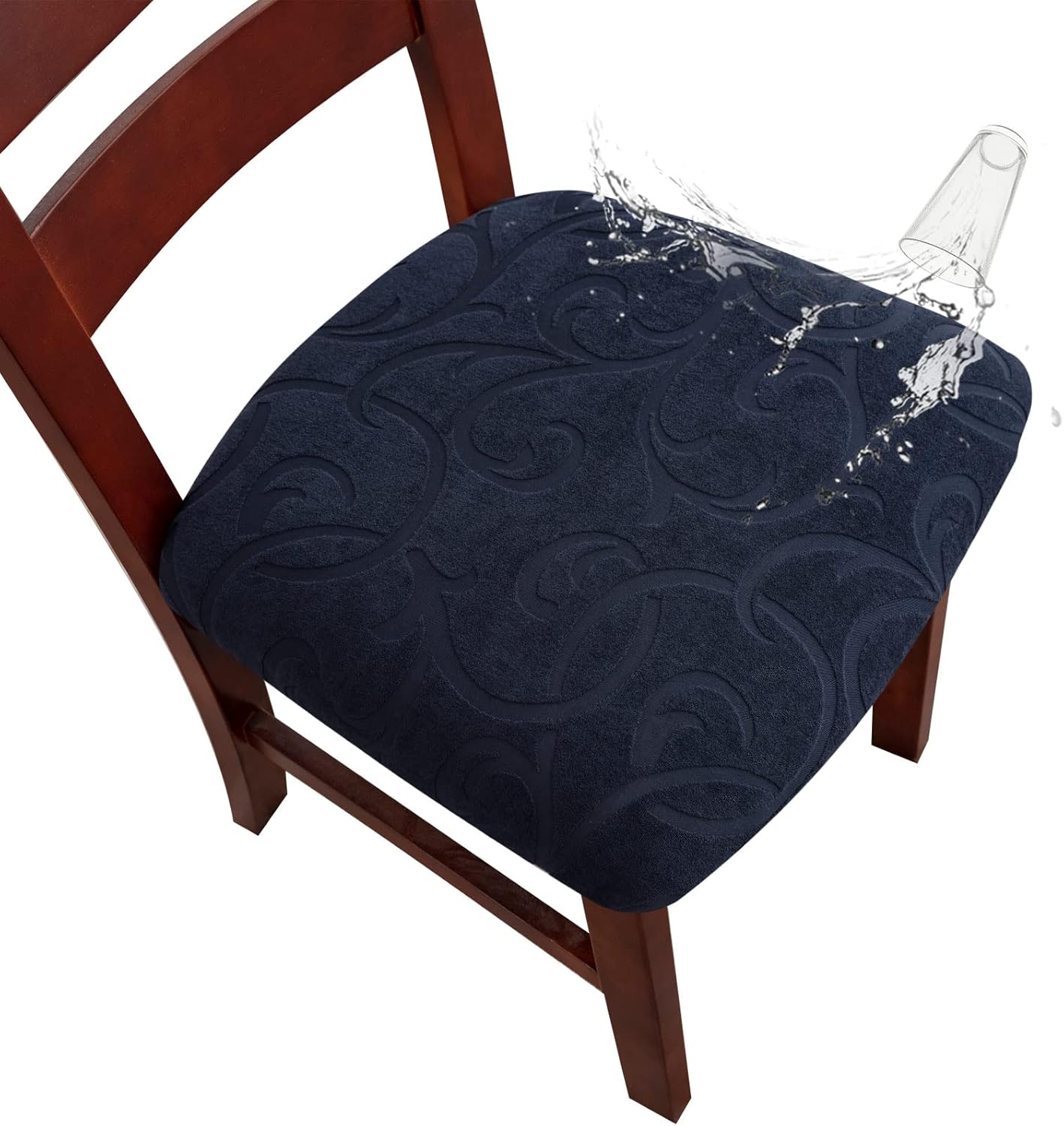 Genina Waterproof Chair Seat Covers for Dining Room Protection