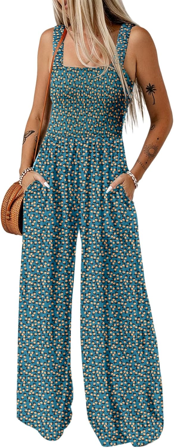 Dokotoo Women's Casual Loose Overalls Jumpsuits for Summer Fun