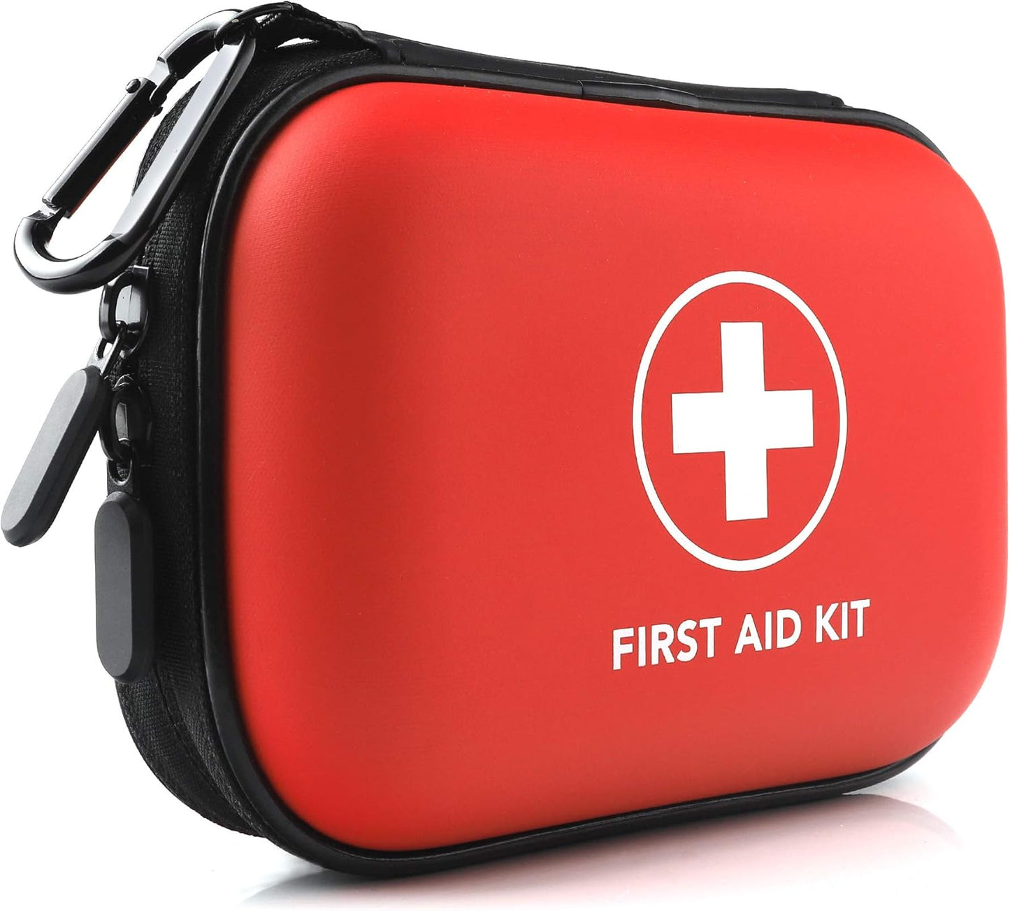 THRIAID Mini First Aid Kit - 100pc Water-Resistant Hard Shell - Ultimate Portable Safety!